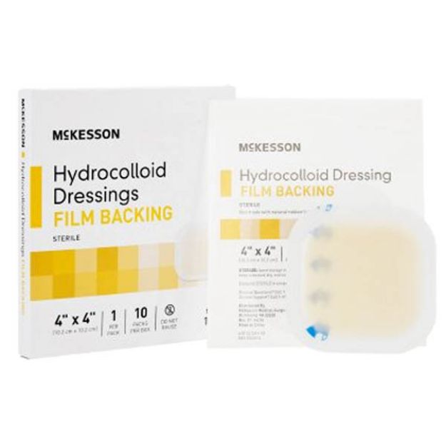 Picture of Dressing Hydrocolloid Film-Bck Str 4inX4in 1/Ea 10Ea/Bx (MK)