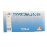 Picture of Nitrile Glove Powder-Free Finger Textured Blue Essential Cares Small 100pc/Bx 10Bx/Cs