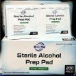 Picture of Alcohol Prep Pad Medium Essential Cares 5036 200pc/Bx 20Bx/Cs