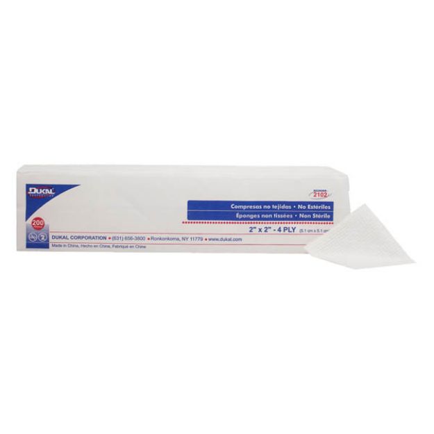 Picture of Clinisorb Non-Woven Sponges 2in x 2in 4 Ply NS 2102 200/Bg 20 Bg/CS(CI)