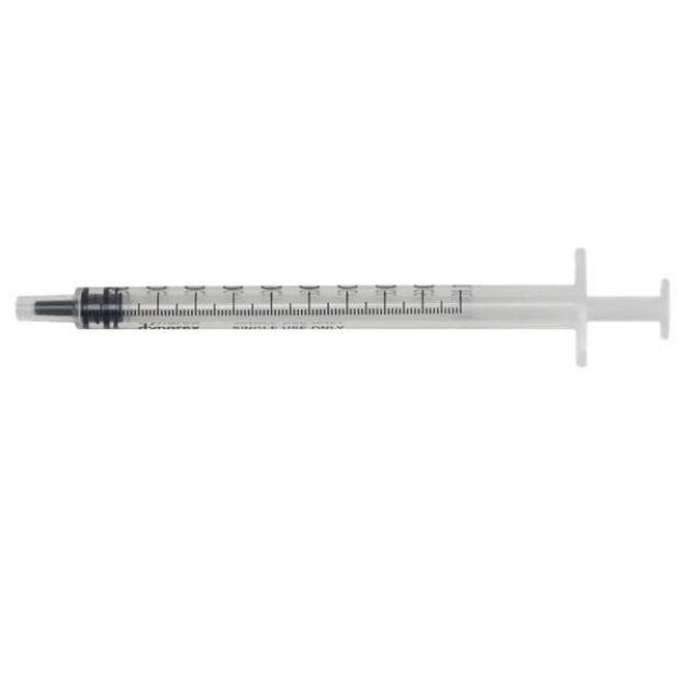 Picture of Syringe Luer Lock 3cc Dynarex 6988 100/Bx 10Bx/Cs (DY)