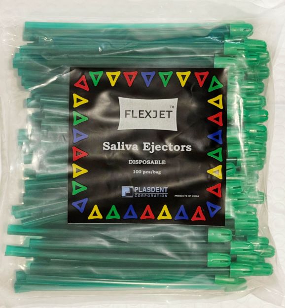 Picture of Saliva Ejector CL/Green Tip 8000-CL4 100/Bg 10Bg/Bx 4Bx/Cs