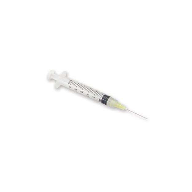 Picture of 3CC Syringe+25GX25mm Endo Irrigation Needle With Half Cutting Tips 100Pc/Bx 20Bx/Cs(PG)