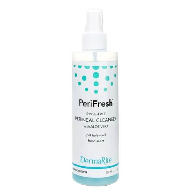 Picture of Perineal Wash Rinse-Free with Pump Bottle 7.5oz Bottle 00199 7.5oz/Bt 48Bt/Cs