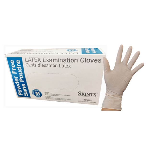 Picture of Latex Skintx Powder-Free Medium Textured 90010 100Pc/Bx 10Bx/Cs