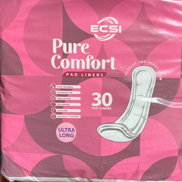 Picture of Incontinence PureComfort Bladder Liner Ultra Long 15.8in 515835 30Pc/Pk 4Pk/Cs