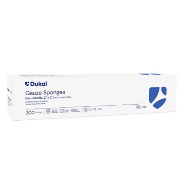 Picture of Non-Sterile Gauze Sponge 2in x 2in 12-ply 2128 200/Bg 40 Bg/Cs(DU)