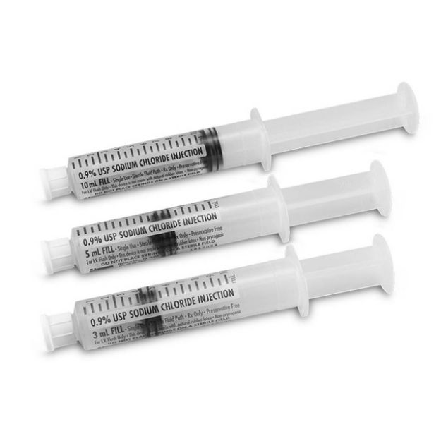Picture of Normal Saline IV Flush 10ml Fill in 12ml Syringe 30Ea/Bx 6Bx/Cs