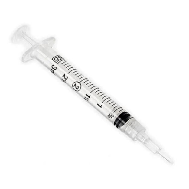 Picture of Syringe With Cannula Blunt Tip 5cc 17G BD 303347 100Ea/Bx 4Bx/Cs(MK)