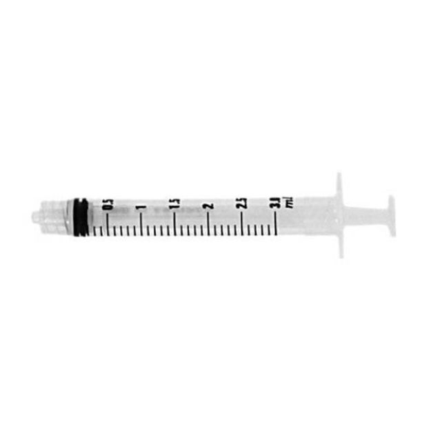 Picture of Syringe 3ml Luer-Lok no Safety BD 309658 200Ea/Bx 4Bx/Cs (MP)
