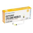 Picture of Anesthetic Dental Needles 27G Long 0.4mmX30mm Yellow 27S 100Pc/Bx 10Bx/Bg 4Bg/Cs (PC)