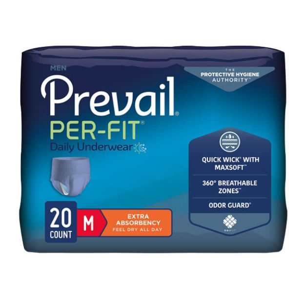 Picture of Underwear  Pull On Prevail for Men Per Fit  34in to 36in Medium PFM-512 20Ea/Bg 4Bg/Cs(MK)