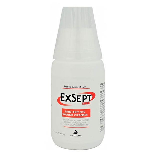 Picture of Exsept Plus Solution Disinfectant 250mL 15108 1/Bt 24Bt/Cs(AN)