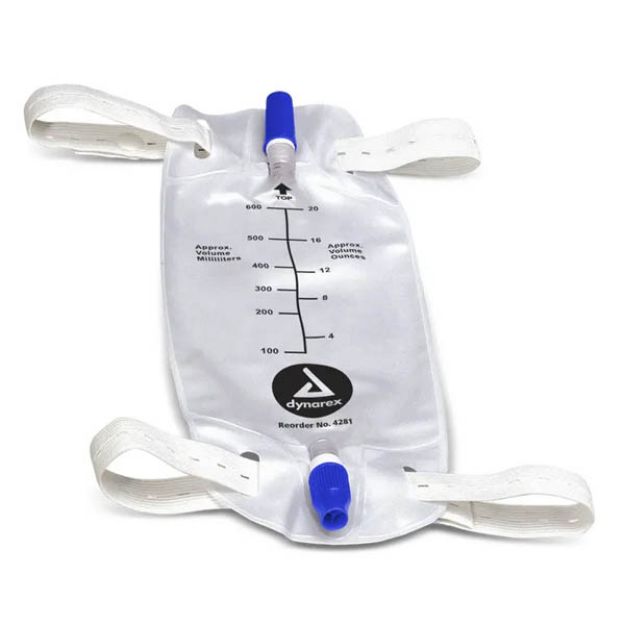 Picture of Drainage Leg Bags Sterile Large 1000ml With Valve 4282 1/Ea 48Ea/Cs