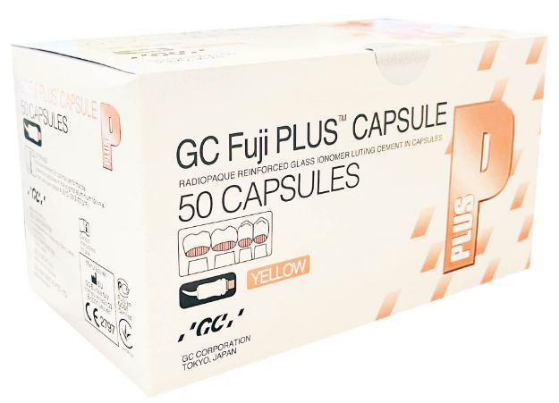 Picture of Capsules Fuji Plus GC Europe 000222 Powder .36g Liquid .18g (.16ml)per Capsule 50Capsules/Bx