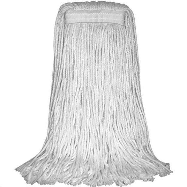 Picture of #24 Cotton Cut End Wet Mop 4ply White P09005 1/Ea 12Ea/Cs(RJ)