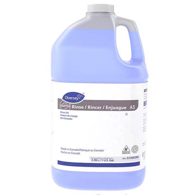 Picture of Diversey A5 Dishwasher Suma Rinse Aid Unscented 128oz 57268280 1/Ea 4Ea/Cs(ST)