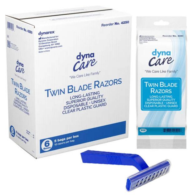 Picture of Twin Blade Razors Dynarex 4250 50Ea/Bx 6Bx/Cs (DY)