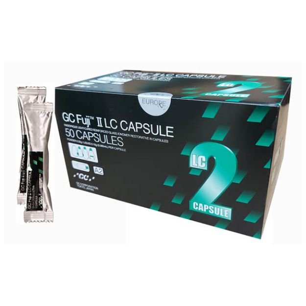 Picture of Fuji II LC Capsule A2 Glass Ionomer Powder .33g/Liquid .10g A Capsule 000139 50/Bx