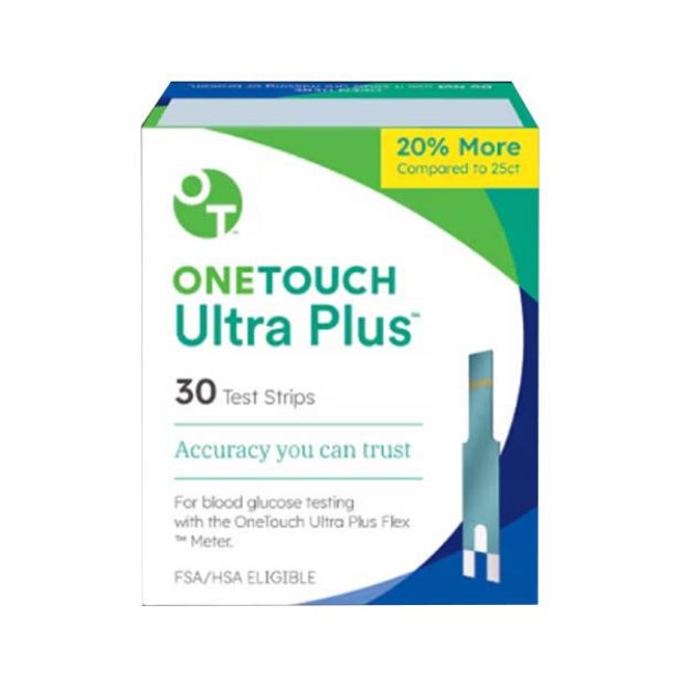 Picture of OneTouch Ultra Test Strips LS02427101/00353885012638 30Ct/Bx(LS)