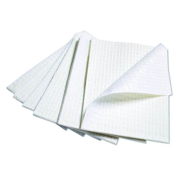 Picture of Towel 3 Ply Tissue+Poly 13inx18in 1081 White 500pc/Bx
