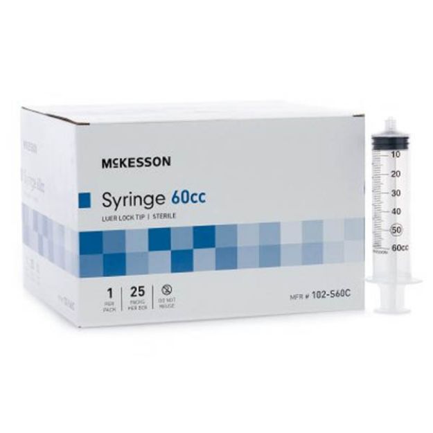 Picture of Syringe LL 60cc 25Ea/Bx 4Bx/Cs (MK)