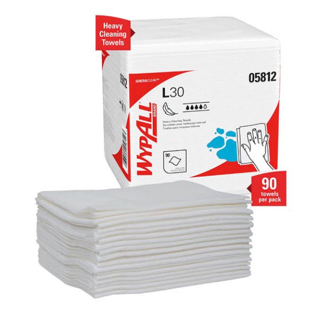 Picture of Wypall Wiper L30 12.5in X 13in, (90/PK 12PK/CS)