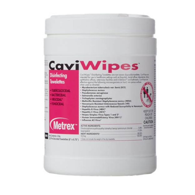 Picture of Caviwipes Disinfecting Towelletes Metrex 10-1090 220Sh/Ea 12Ea/Cs (MP)
