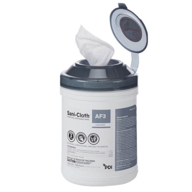 Picture of Wipe Sani-Cloth AF3 Disp Large 6inX63/4in PDI P13872 160Sh/Ea 12Ea/Cs (MP)