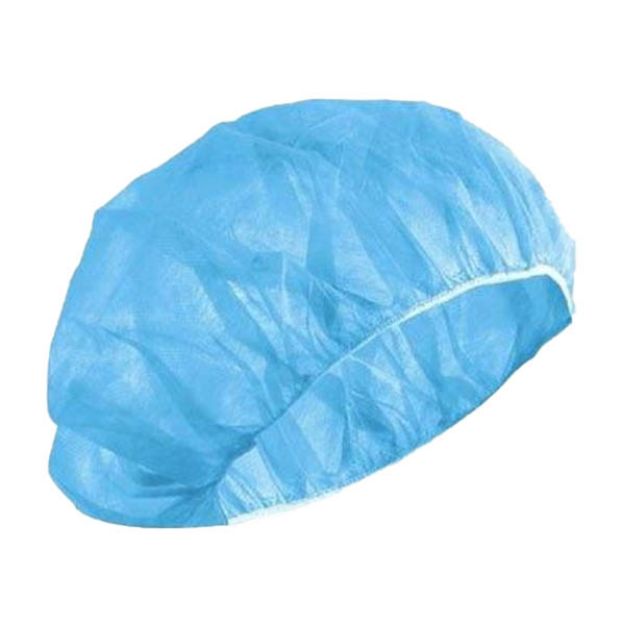 Picture of Bouffant Cap Blue 24in 100Pc/Bg 10Bg/Cs