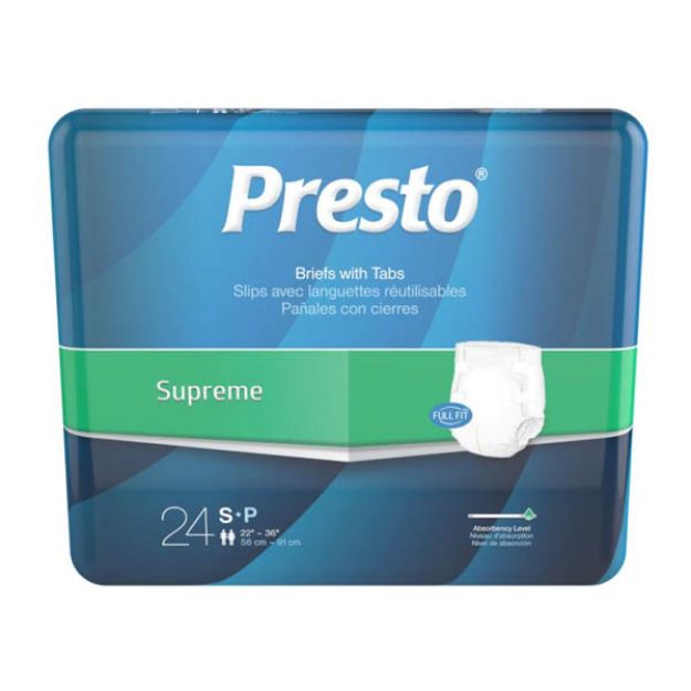 Picture of Adult Diaper Small  Presto ABB21010,  22in-36in 24Pc/Bg 4Bg/Cs(AL)