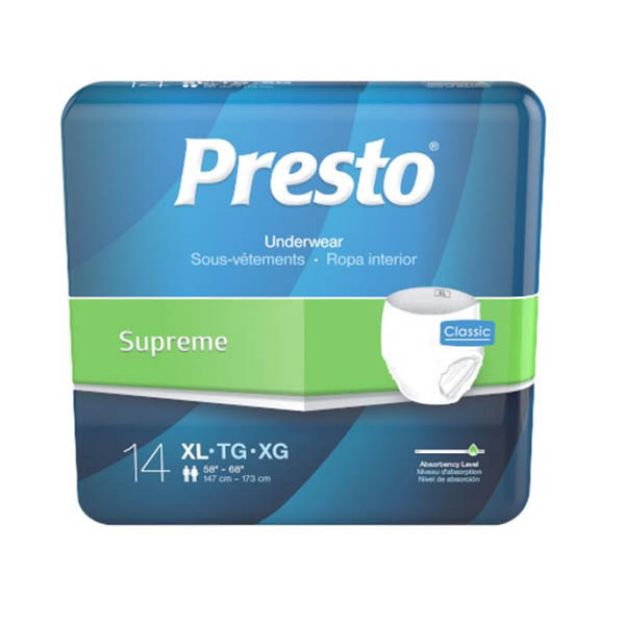 Picture of Adult Pull Up XLarge Presto AUB23050, 58in-68in 14pc/Bg 4Bg/Cs (56Pc/Cs)/2